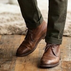 Frye Brown Leather Loafers